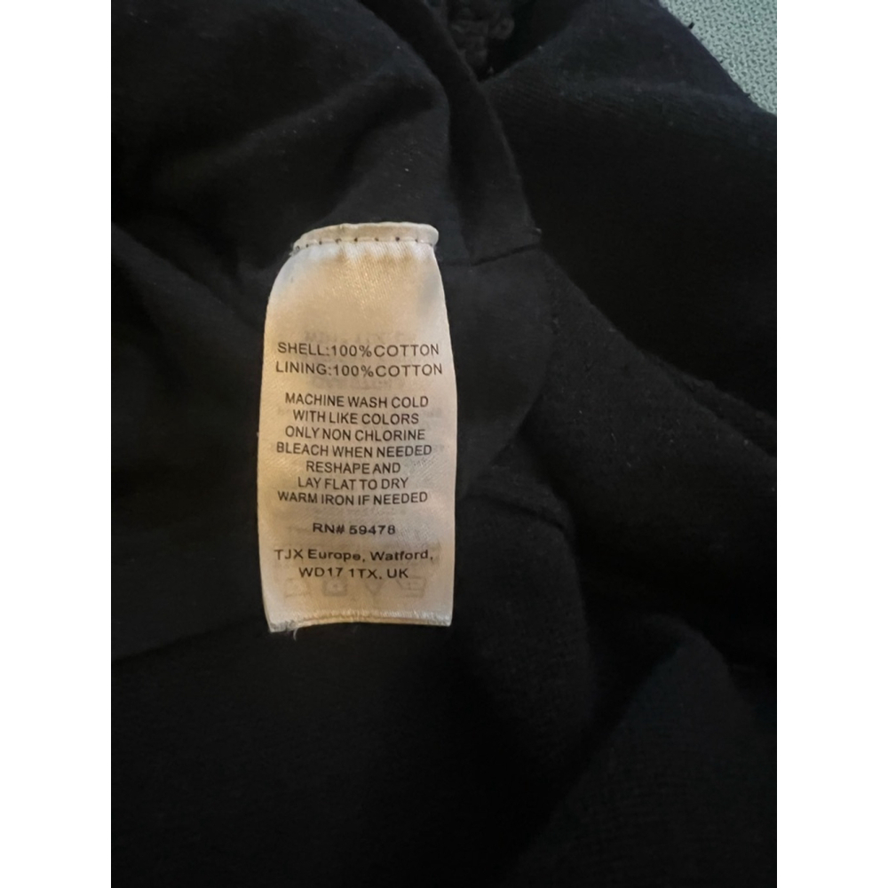 100% Cotton! Women's Dakini Black Crochet Knit Midi Dress M - Picture 4 of 6